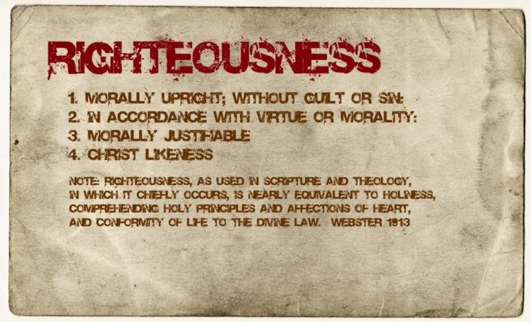 To Fulfill All Righteousness
